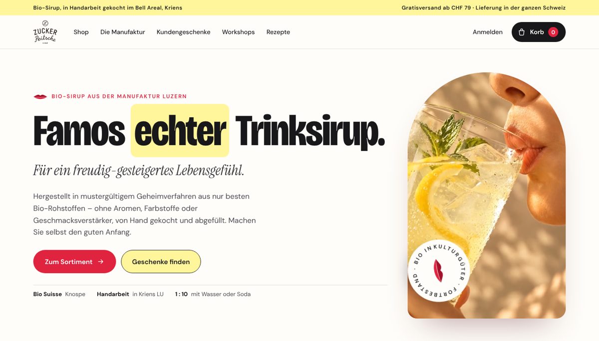 Neue Zuckerpeitsche-Website